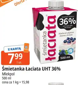 E.Leclerc Śmietanka Łaciata UHT 36% oferta
