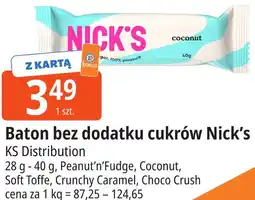 E.Leclerc Baton bez dodatku cukrów Nick’s oferta