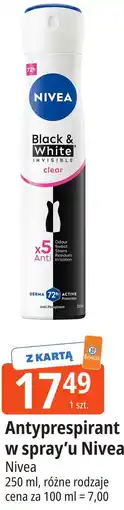 E.Leclerc Antyprespirant w spray'u Nivea oferta
