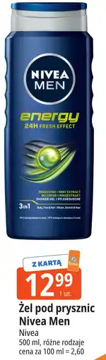 E.Leclerc Źel pod prysznic Nivea Men oferta