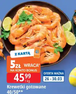 E.Leclerc Krewetki gotowane 40/50 oferta