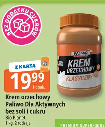 E.Leclerc Krem orzechowy Paliwo Dla Aktywnych bez soli i cukru oferta