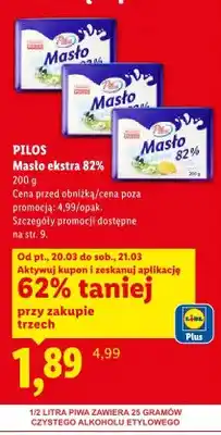 Lidl Masło ekstra oferta