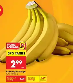 Biedronka Banany na wagę oferta