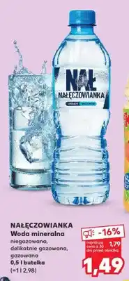 Kaufland Woda mineralna delikatnie gazowana oferta