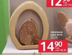 Selgros Drewniane jajko 18 cm oferta