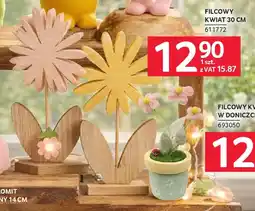 Selgros Filcowy kwiat 30 cm oferta
