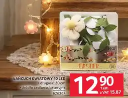 Selgros Łańcuch kwiatowy 10 led oferta
