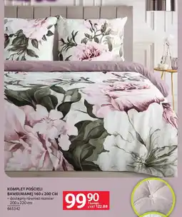 Selgros Komplet pościeli bawełnianej 160 x 200 cm oferta