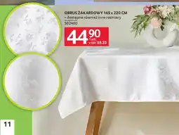 Selgros Obrus żakardowy 145 x 220 cm oferta