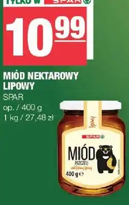 Spar Miód nektarowy lipowy oferta