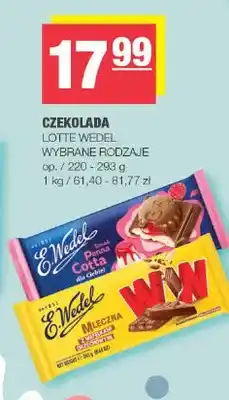 Spar Czekolada Lotte Wedel oferta