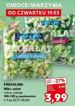 Kaufland Mix sałat różne rodzaje oferta