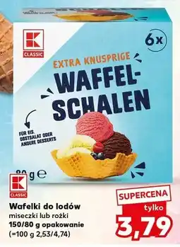 Kaufland Wafelki do lodów mieszki oferta