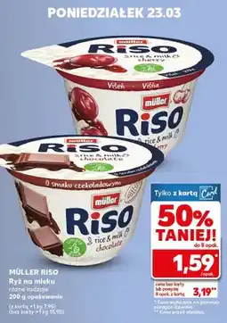 Kaufland Ryż na mleku różne rodzaje 200 g opakowanie oferta