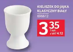 Selgros Kieliszek do jajka klasyczny biały oferta