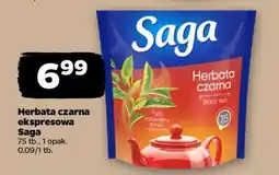 Netto Herbata czarna ekspresowa Saga oferta