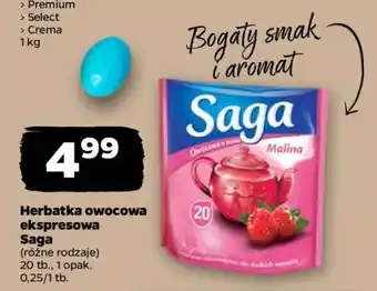 Netto Herbatka owocowa ekspresowa Saga oferta