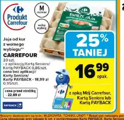 Carrefour Carrefour Jaja od kur oferta