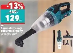 Biedronka NAC Akumulatorowy odkurzacz ręczny VC-LI-20V, 20 V oferta