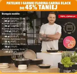 Biedronka Patelnie i garnki Florina Carina Black oferta