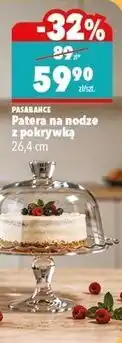 Biedronka Patera na nodze z pokrywką 26,4 cm oferta