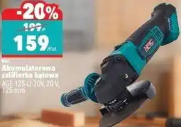 Biedronka NAC Akumulatorowa szlifierka kątowa AGE-125-LI-20V, 20 V, 125 mm oferta