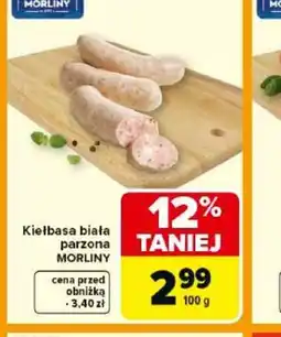 Carrefour Morliny Kiełbasa biała parzona oferta