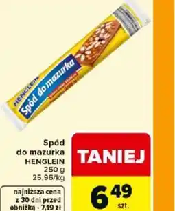 Carrefour Spód do mazurka Henglein oferta