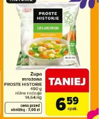 Carrefour Zupa mrożona Proste Historie oferta