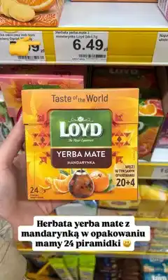 Dino Herbata yerba mate z mandarynką, 24 szt oferta