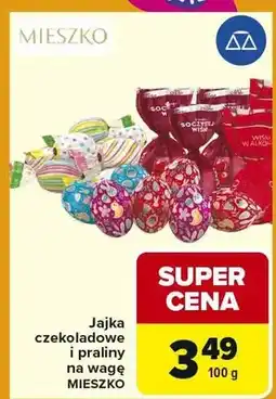 Carrefour Jajka czekoladowe i praliny na wagę oferta