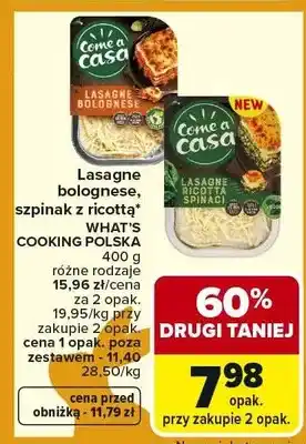 Carrefour Lasagne bolognese oferta
