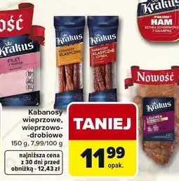 Carrefour Kabanosy wieprzowe oferta