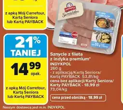 Carrefour Sznycle z fileta z indyka premium oferta