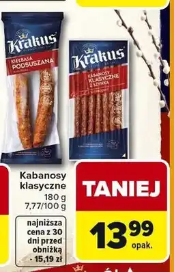 Carrefour Kabanosy klasyczne oferta