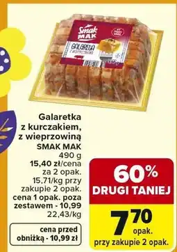Carrefour Galaretka z kurczakiem, z wieprzowiną oferta