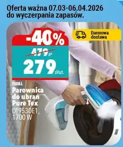 Biedronka Parownica do ubrań Pure Tex DTE530F1, 1700 W oferta