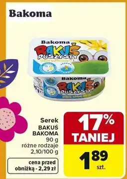 Carrefour Serek Twaróg różne rodzaje oferta