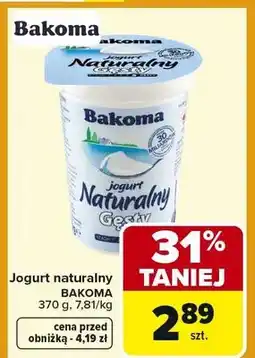 Carrefour Jogurt naturalny gęsty oferta