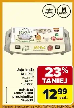 Carrefour Jajka białe oferta