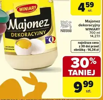 Carrefour Majonez dekoracyjny oferta