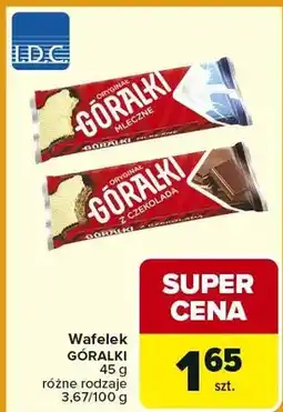 Carrefour Wafelek mleczne oferta