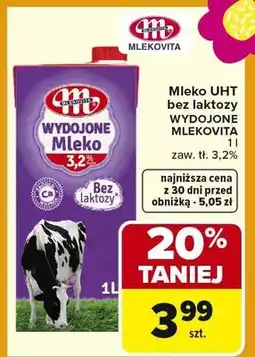 Carrefour Mleko UHT bez laktozy wydojone 3,2% oferta