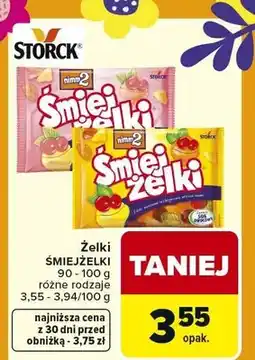 Carrefour Żelki Śmiejżelki różne rodzaje oferta
