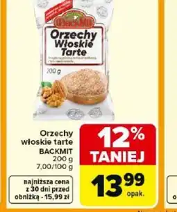 Carrefour Orzechy włoskie tarte Backmit oferta