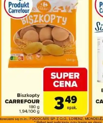 Carrefour Biszkopty Carrefour oferta