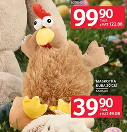 Selgros Maskotka kura 30 cm oferta