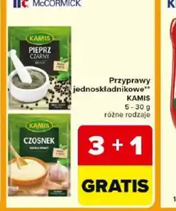 Carrefour Kamis Przyprawy jednoskładnikowe oferta