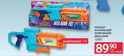 Selgros Pistolet na wodę nerf super soaker mega dunk oferta